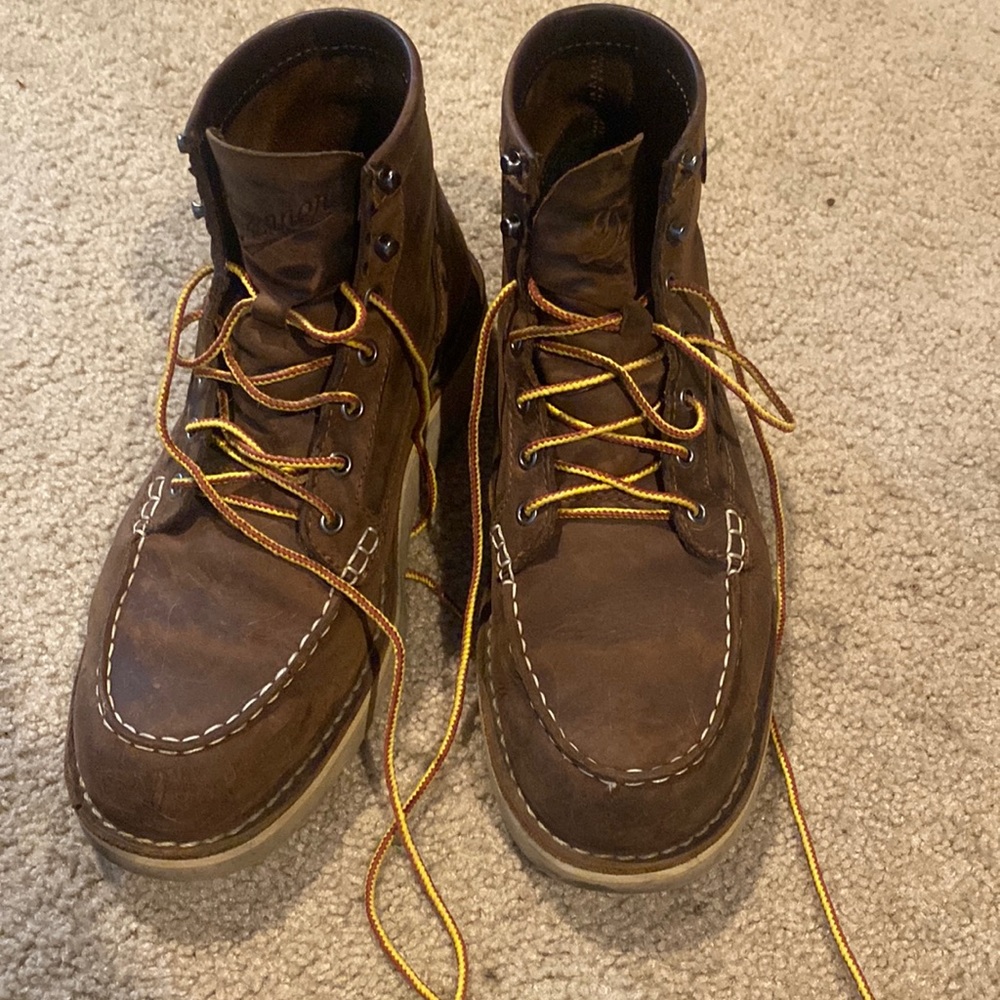 Dinner Bull Run MOC Toe - 6” Brown, size 9.5 men